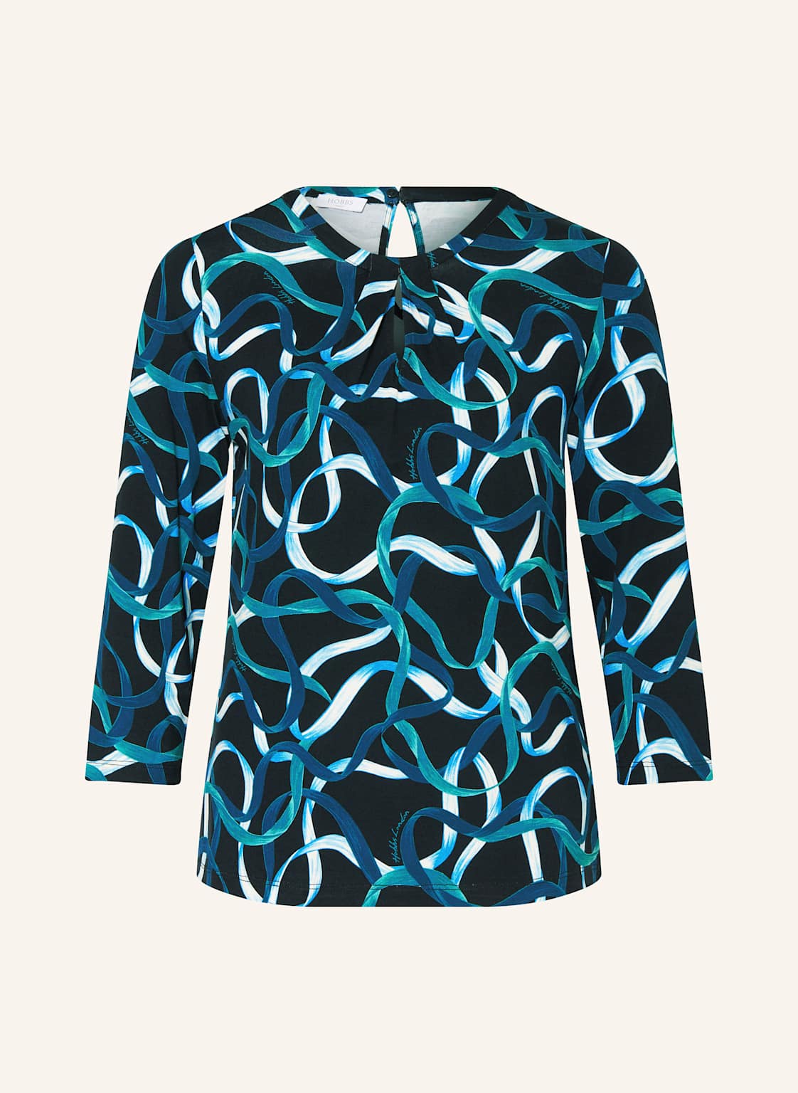 Hobbs Shirt Julia Mit 3/4-Arm blau von Hobbs