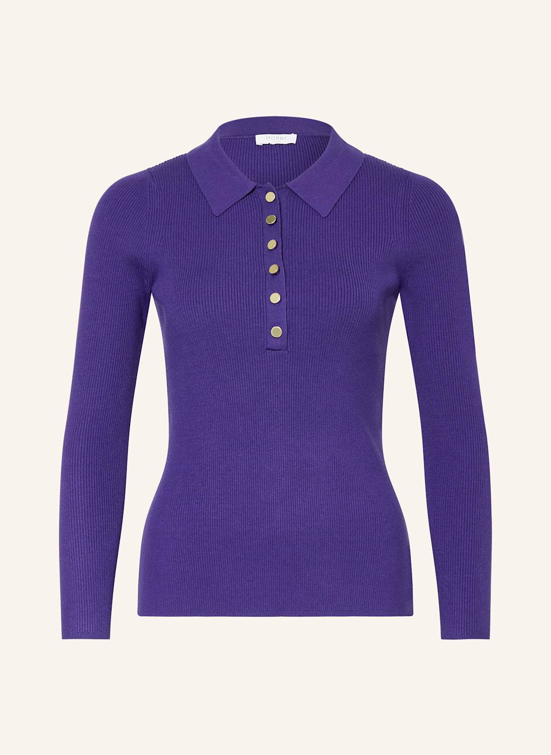 Hobbs Strick-Poloshirt Fara lila von Hobbs