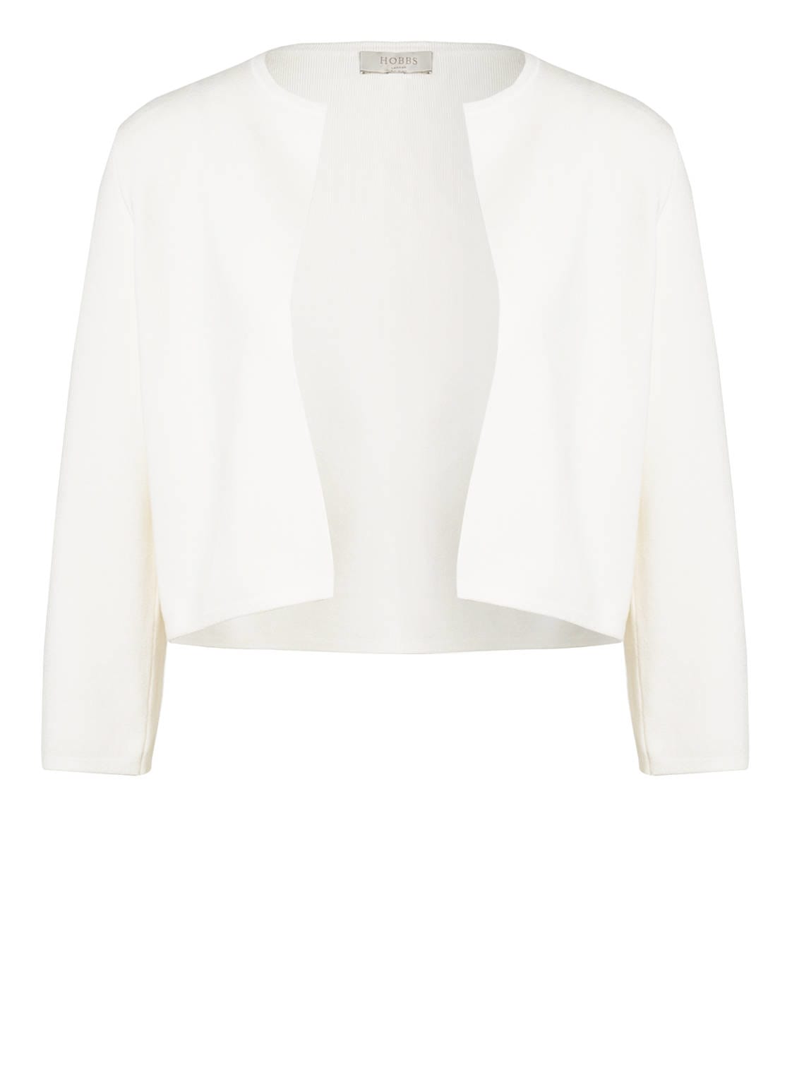 Hobbs Strickbolero Ella Mit 3/4-Arm weiss von Hobbs