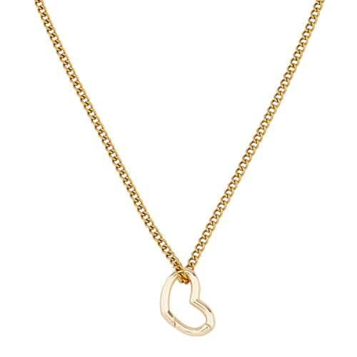 Hobbspring 1 Stück Ringhalter Halsketten 46.8cm Goldener Herz Anhänger Ringhalter Halskette Edelstahl Eheringe Halskette Mit Verlängerungskette Für Ehefrau Krankenschwester Damen Geschenk von Hobbspring