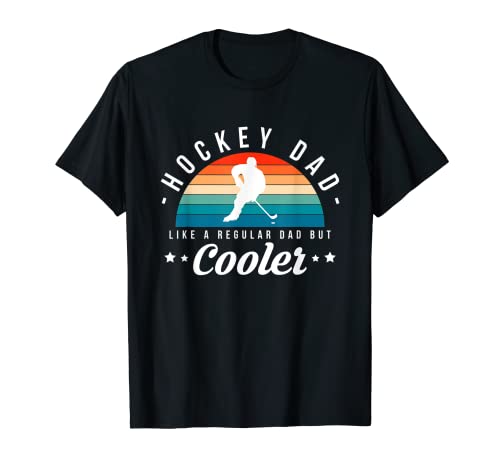 Herren Ice Hockey Dad Eishockey Hockeyschläger Schlittschuhe Puck T-Shirt von Hobby Beruf Mannschaftssport Eis Sport Ice Hockey