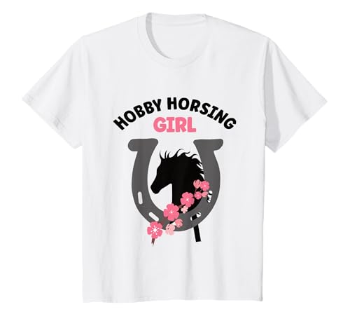 Hobby Horsing Girl Pferde Mädchen Hufeisen Steckenpferde T-Shirt Hobby Horsing Girl Pferde Mädchen Hufeisen Steckenpferde T-Shirt von Hobby Horse Geschenk Schönes Zubehör Hobbyhorsing