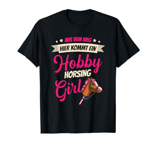 Hobby Horse Geschnek Mädchen Reiten Hobby Horsing T-Shirt für Hobby Horse Fan - Schwarz, Klein, Kurzarm, Klassische Passform, Mädchen, Sommer Hobby Horse Geschnek Mädchen Reiten Hobby Horsing T-Shirt für Hobby Horse Fan - Schwarz, Klein, Kurzarm, Klassische Passform, Mädchen, Sommer von Hobby Horse Geschnek Mädchen Reiten Hobby Horsing