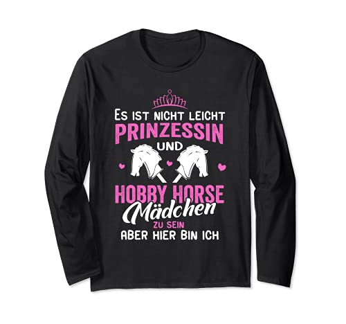 Hobby Horse Steckenpferd Mädchen Hobbyhorsing Langarmshirt Hobby Horse Steckenpferd Mädchen Hobbyhorsing Langarmshirt von Hobby Horse Zubehör für Reiterin