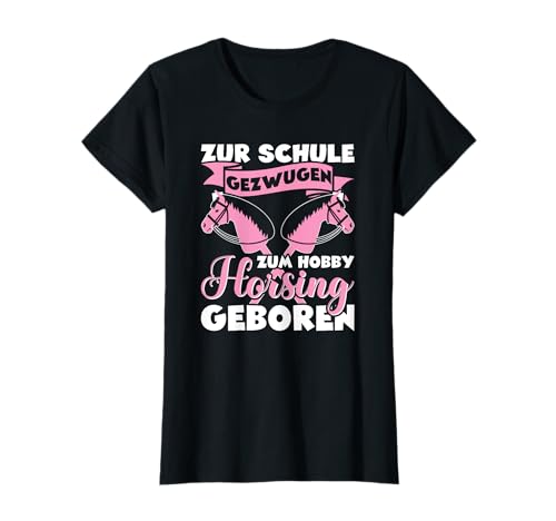 Mädchen Hobby Horsing Steckenpferd T-Shirt Mädchen Hobby Horsing Steckenpferd T-Shirt von Hobby Horsing Reiten Zubehör Geschenk.