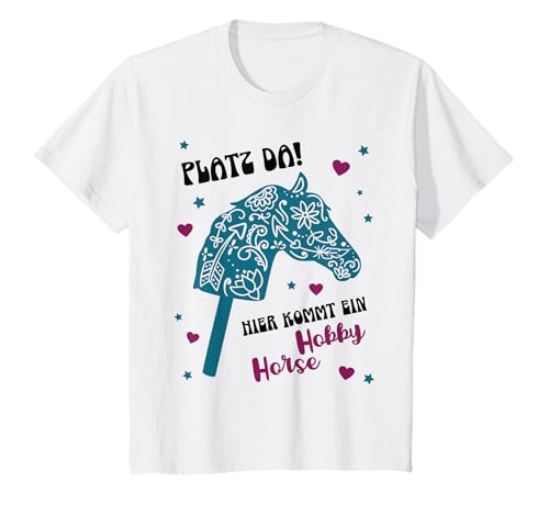 Kinder Hobby Horse Pferd Mit Stock Horsing Steckenpferde Pferdekopf T-Shirt Kinder Hobby Horse Pferd Mit Stock Horsing Steckenpferde Pferdekopf T-Shirt von Hobby Horsing Zubehör Geschenke Für Pferde Mädchen