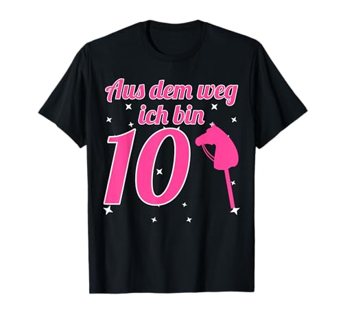 10. Geburtstag Mädchen 10 Jahre Hobby Horse Hobby Horsing T-Shirt 10. Geburtstag Mädchen 10 Jahre Hobby Horse Hobby Horsing T-Shirt von Hobby Horsing & Geburtstag Geschenk Designs