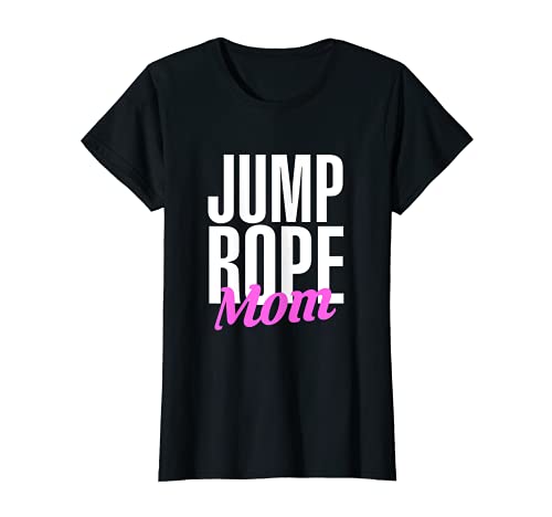 Damen Jump Rope Mom Mutter Seilspringen Seilspringer Springseil T-Shirt Damen Jump Rope Mom Mutter Seilspringen Seilspringer Springseil T-Shirt von Hobby Sportart Seilhüpfen Hüpfen Rope Skipping