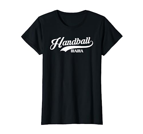 Mama Mutter Handball Spielfeld Geschenk Handballerin Team T-Shirt von Hobby Sportarten Ballsportarten Verein Geschenke