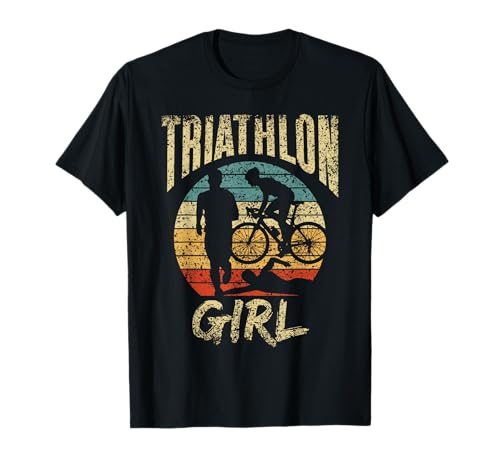 Triathlon Mädchen Liebhaber Sport Triathlet T-Shirt Triathlon Mädchen Liebhaber Sport Triathlet T-Shirt von Hobby Triathlons Athletes Triathletes Triathlon
