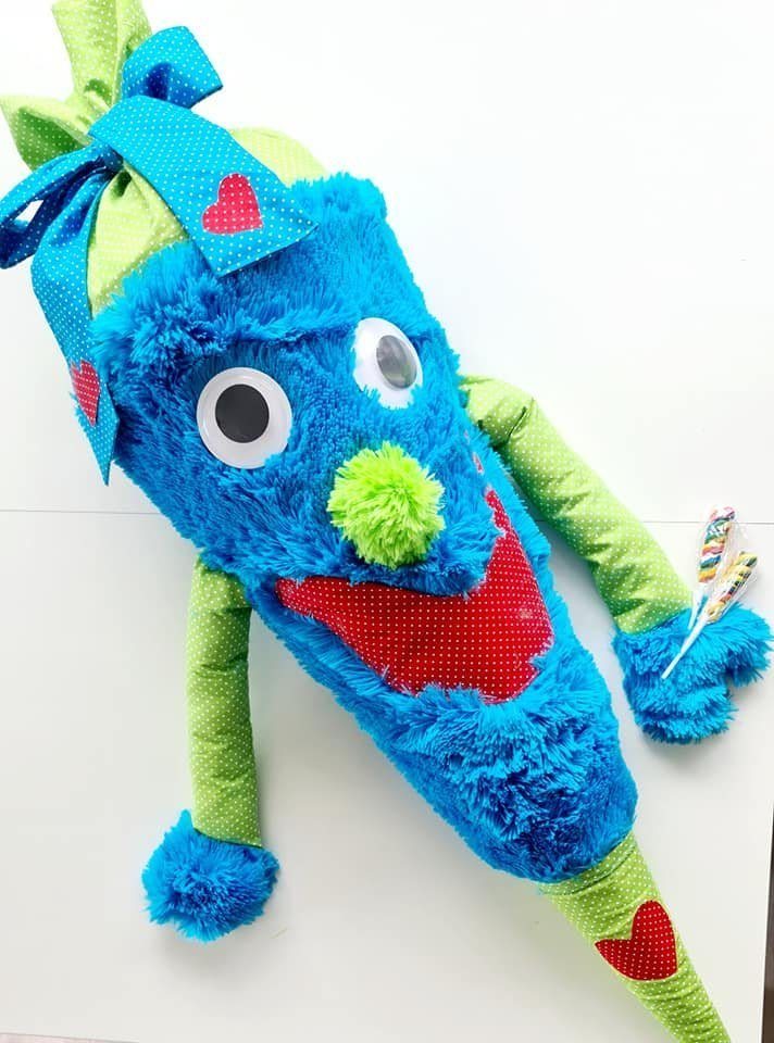 Hobby Welt kreativ Schultüte Schultüte Kuschelmonster Krümel – Fertig genähte Schultüte Hobby Welt kreativ Schultüte Schultüte Kuschelmonster Krümel – Fertig genähte Schultüte von Hobby Welt kreativ