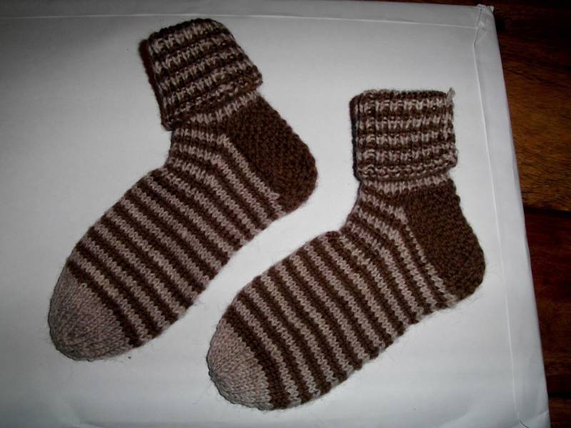 Kindersocken Gr.23/24, Handgestrickt von HobbykunstShop