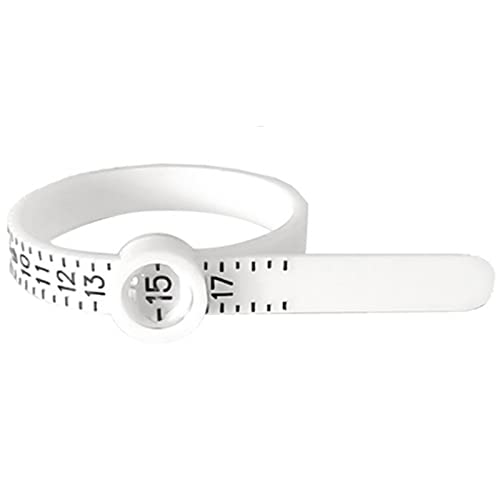 Hobngmuc Ring Sizer Messgerät, Einstellbarer US Ring Sizer Für Männer Und Frauen Größen 1-17, Wiederverwendbares Messgeräteset Mit Vergrößerungsglas von Hobngmuc