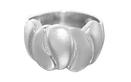 Hobra-Gold Breiter Ring Silber 925 Damenring matt glänzend Silberring RW 49 50 52 55 56 58 (16) von Hobra-Gold