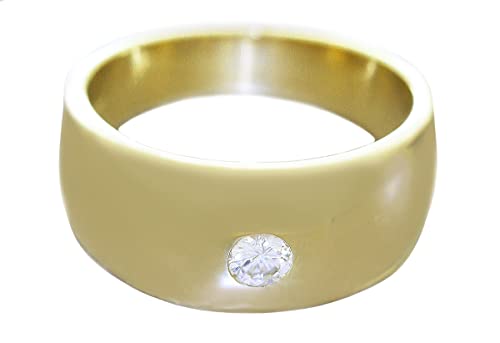 Hobra-Gold Massiver Ring Gold 585 Brillant 0,18 ct. klassischer Solitärring Diamant RW 57 von Hobra-Gold