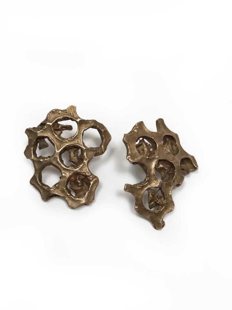 Ohrstecker 925Er Silber Rotvergoldet von HochglanzundMatt