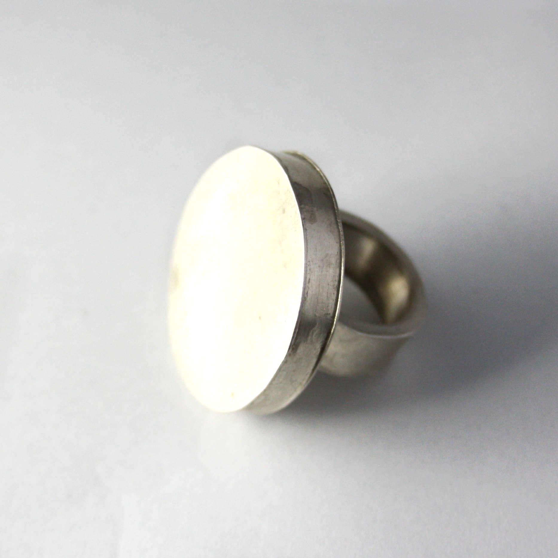 Ring 925-sterlingsilber Hohl Montiert Gr.55 von HochglanzundMatt