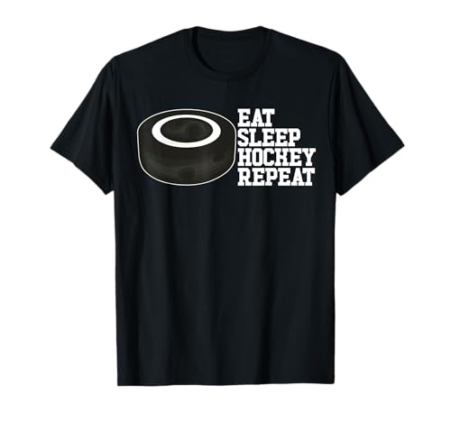 Eat Sleep Hockey Repeat Hockey für Jungen T-Shirt Eat Sleep Hockey Repeat Hockey für Jungen T-Shirt von Hockey Fanatic Co.