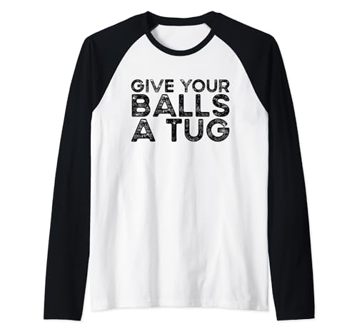 Give Your Balls A Tug Trash Talk Lustiges Herren-Hockey Raglan Give Your Balls A Tug Trash Talk Lustiges Herren-Hockey Raglan von Hockey Fanatic Co.