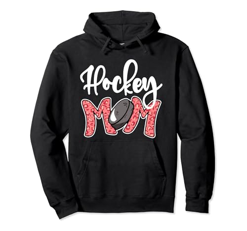 Hockey Mom, Leopard Ice Hockey Mama, Mothers Day Hockey Mom Pullover Hoodie von Hockey Mama, Fun Games Apparel for Mom