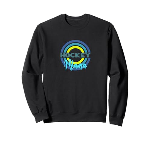 Hockey Mama mit modernen Hockeykreisen Sweatshirt von Hockey Mom Merch