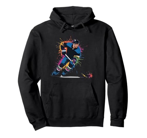 Hockeyspieler Eishockey Jugend Jungen Kinder Pullover Hoodie von Hockey Player Ice Hockey Youth Boys Kids