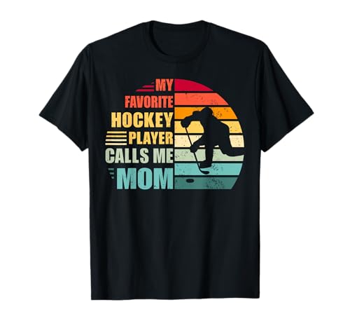 Mein Lieblingshockeyspieler nennt mich Mama Funny Hockey Mom T-Shirt Mein Lieblingshockeyspieler nennt mich Mama Funny Hockey Mom T-Shirt von Hockey Player Mom Sep