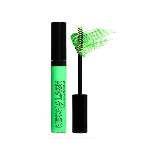 Hocossy Bunte Mascara, wasserfest, fluoreszierend, wischfest, schnell trocknend, Locken, Verlängerung, dicke Wimpern, langlebig von Hocossy