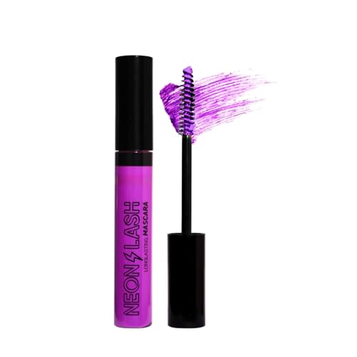 Hocossy Bunte Mascara, wasserfest, fluoreszierend, wischfest, schnell trocknend, Locken, Verlängerung, dicke Wimpern, langlebig von Hocossy