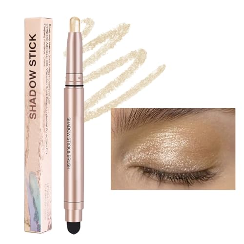 Hocossy Lidschattenstift, Creme Lidschatten Stift Make-up, Schimmer Matte Augenstift Aufheller von Hocossy