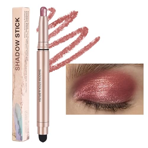 Hocossy Lidschattenstift, Creme Lidschatten Stift Make-up, Schimmer Matte Augenstift Aufheller von Hocossy