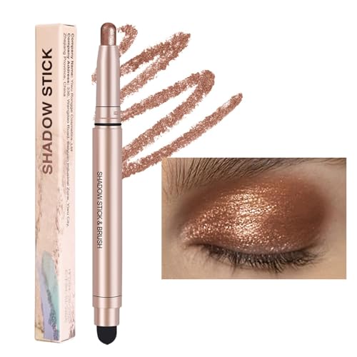 Hocossy Lidschattenstift, Creme Lidschatten Stift Make-up, Schimmer Matte Augenstift Aufheller von Hocossy