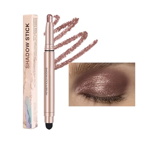 Hocossy Lidschattenstift, Creme Lidschatten Stift Make-up, Schimmer Matte Augenstift Aufheller von Hocossy