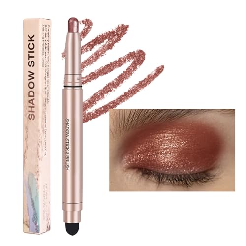 Hocossy Lidschattenstift, Creme Lidschatten Stift Make-up, Schimmer Matte Augenstift Aufheller von Hocossy