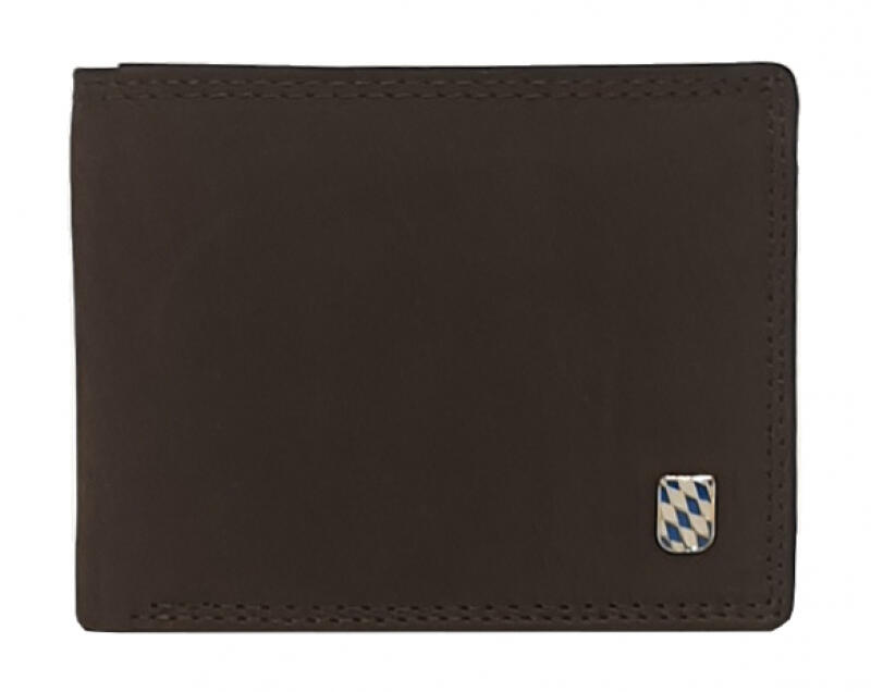 Hodalump - Hodalump Bavaria Luggi Scheintasche mit RFID echt Leder braun Braun von Hodalump