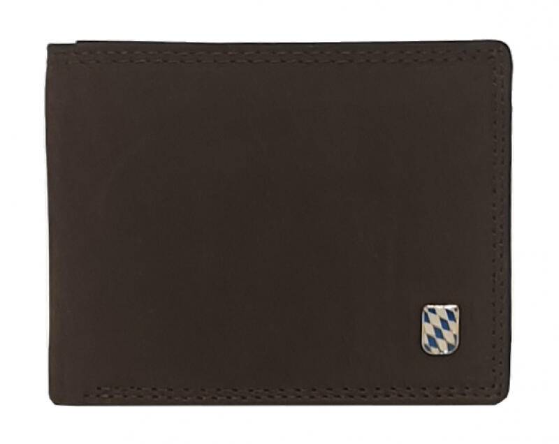 Hodalump - Hodalump Bavaria Luggi Scheintasche mit RFID echt Leder braun Braun von Hodalump