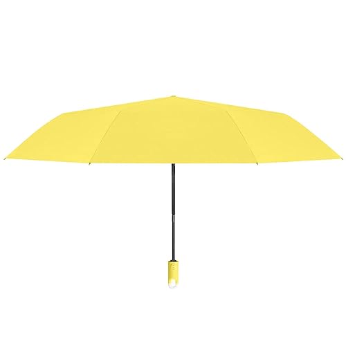 Hodfid Automatischer dreifach gefalteter Regenschirm | Selbstöffnender und einfahrender Regenschirm mit Schnalle - 3-fach faltbarer, selbstöffnender Regenschirm für sonnige Regentage, tragbarer von Hodfid