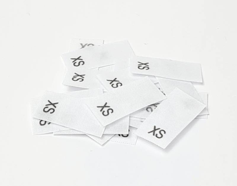25 Textiletiketten Größe Xs Auf Mischband 25 Textiletiketten Größe Xs Auf Mischband von HoedtkeVertrieb