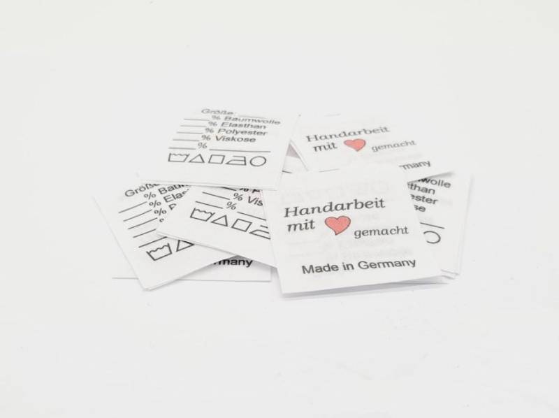 25 Textiletiketten Universal 25 Textiletiketten Universal von HoedtkeVertrieb