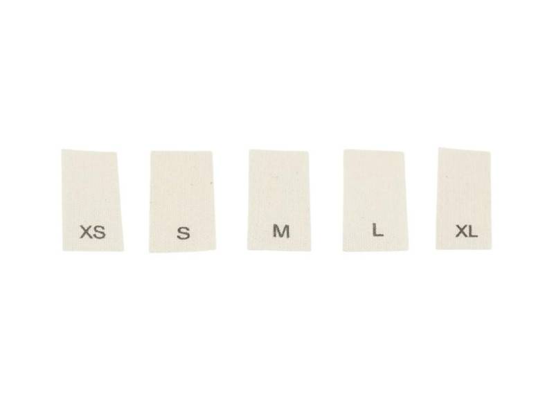 25 Textiletiketten Von Größe S Bis Xl Auf Naturbaumwollband Wählbar 25 Textiletiketten Von Größe S Bis Xl Auf Naturbaumwollband Wählbar von HoedtkeVertrieb