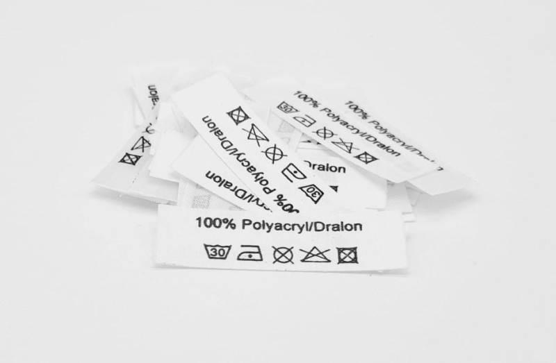 50 Textiletiketten 100% Polyacryl/Dralon 50 Textiletiketten 100% Polyacryl/Dralon von HoedtkeVertrieb