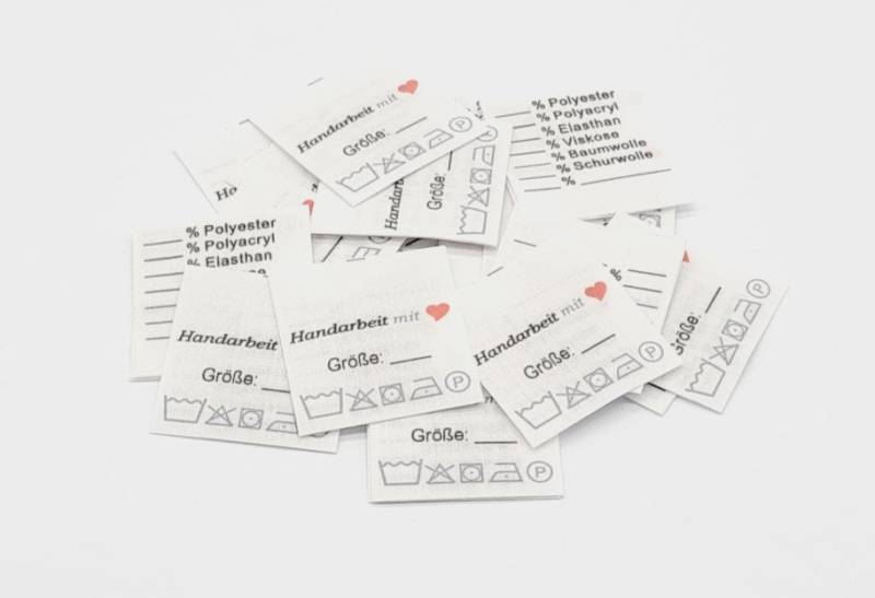Universaletiketten Handarbeit Mit Herz/25 Stück Universaletiketten Handarbeit Mit Herz/25 Stück von HoedtkeVertrieb