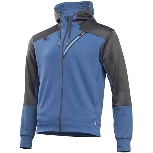 Högert Technik - Herren Arbeits-Hoodie mit Kapuze, elastisches Sweatshirt ERIK für Handwerker, Arbeitskleidung Outdoor, reflektierend, mit Reißverschlusstasche von Högert Technik
