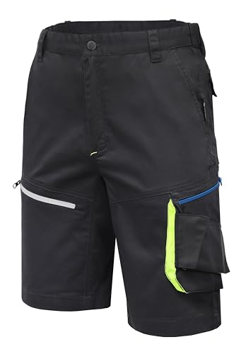 Högert Technik - Reetz elastische Shorts schwarz M (50) | Twill-Gewebe | Shorts mit Taschen | Herren Kurz Arbeitshose | Arbeitsshorts Arbeitshosen Männer | EN ISO 13688 von Högert Technik