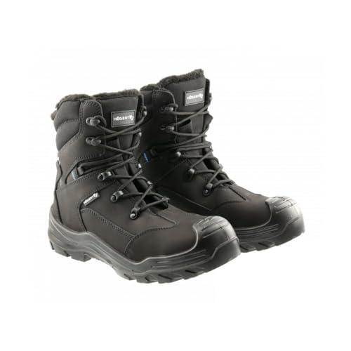 Högert isolierte Winter-Sicherheitsstiefel S3L FO SR mit Fleecefutter schwarz Jorg 44 von Högert Technik