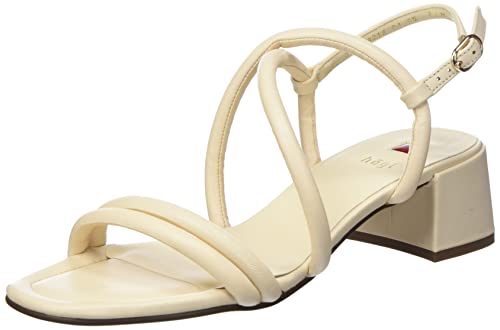 Högl Damen Charlize Sandale mit Absatz, Butter, 38.5 EU Weit von HÖGL