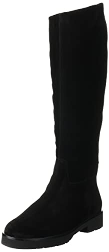 Högl Damen Highrise Kniehohe Stiefel, Schwarz, 37 EU Weit von HÖGL