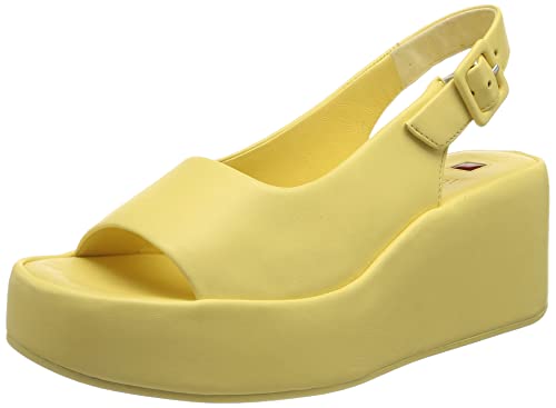 Högl Damen Loulou Sandale mit Absatz, Banana, 35 EU Weit von HÖGL