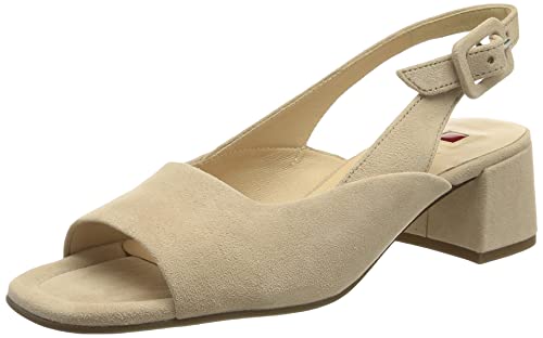 Högl Damen Luisa Sandale mit Absatz, Lighttaupe, 35 EU Weit von HÖGL