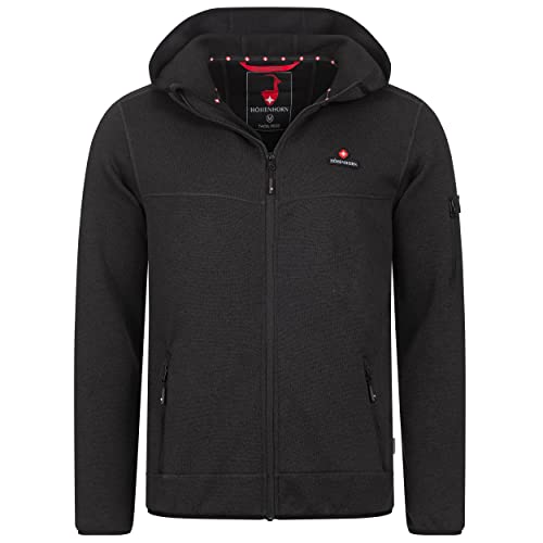 Höhenhorn 27E23 Tacul Hood Herren Jacke Fleece Dunkelgrau Gr. L von Höhenhorn